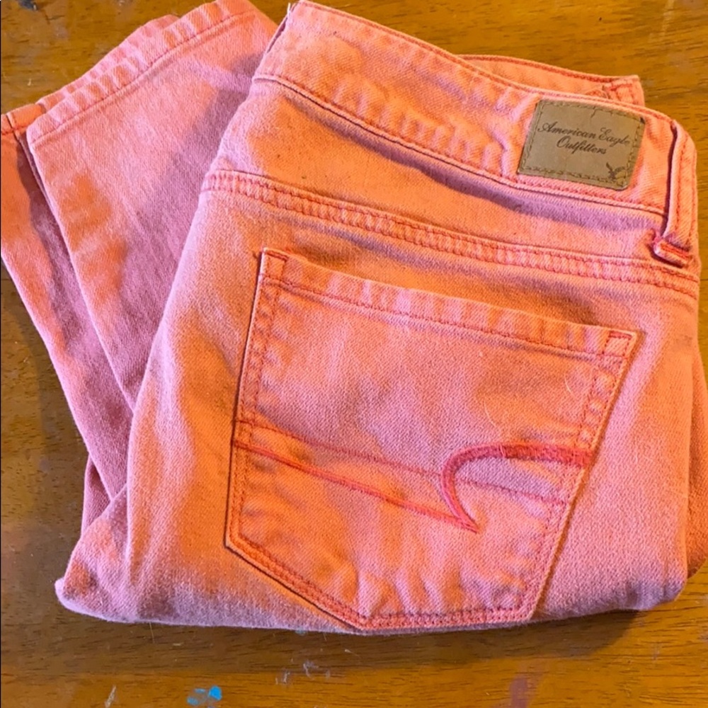 American Eagle outfitters skinny jeans.